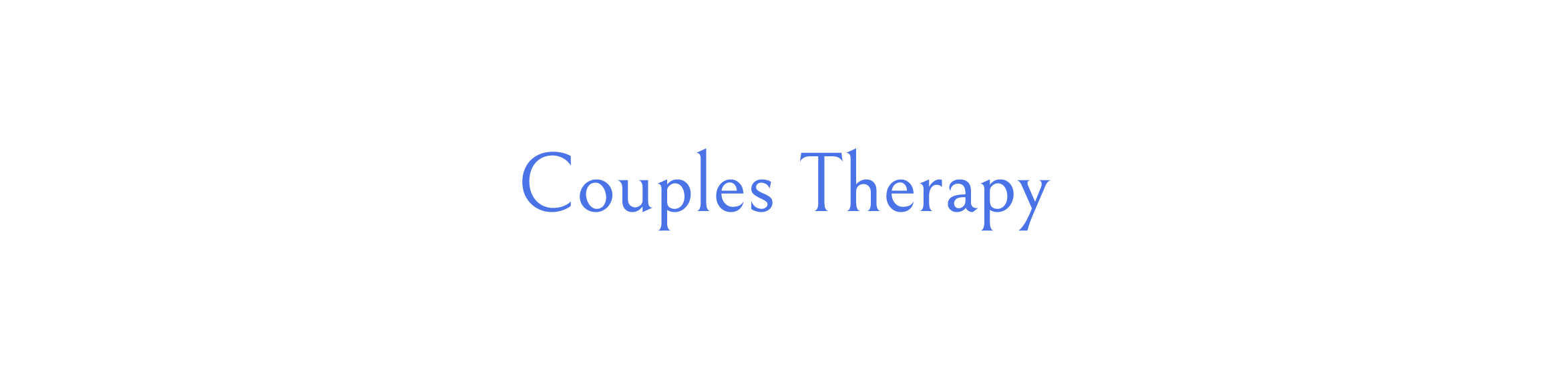 Couples Therapy banner